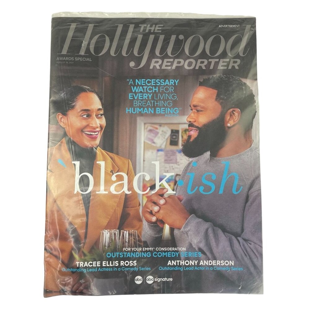 The Hollywood Reporter Magazine August 19 2021 Blackish Back Issue NEW SEALED u